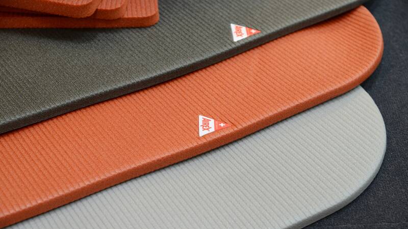 Airex exercise mat with embedded RFID tag