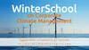 RATHGEBER berichtet bei der Einführungsveranstaltung der "WinterSchool on Corporate Climate Management"