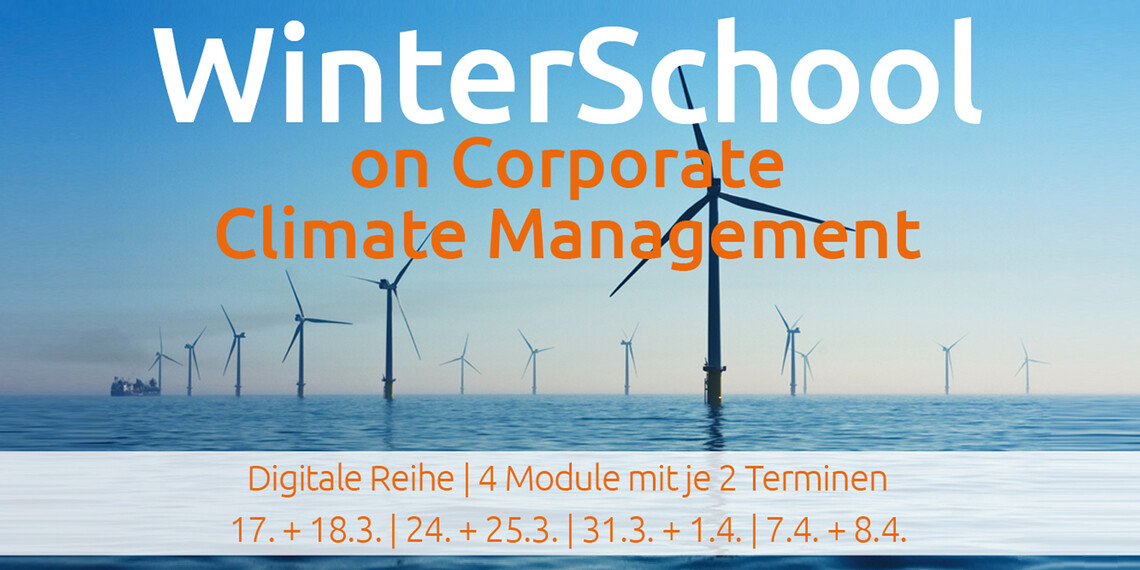 RATHGEBER berichtet bei der Einführungsveranstaltung der "WinterSchool on Corporate Climate Management" | © RATHGEBER GmbH & Co. KG