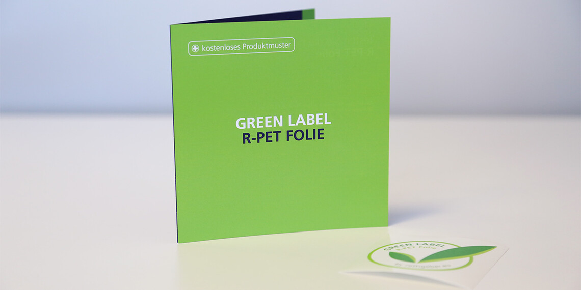 Green Label: Neue R-PET-Folie | © RATHGEBER GmbH & Co. KG
