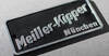 3D Aluminiumschild als Logo für Meiller Kipper