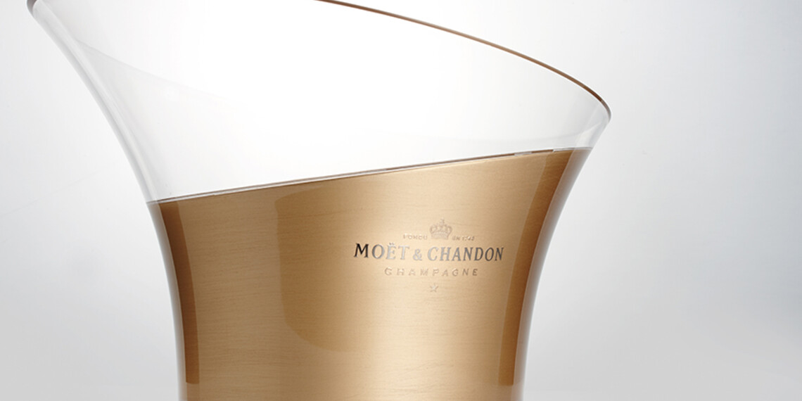 Moet & Chandon Champagne - Produktpersonalisierung mit mylabel.one